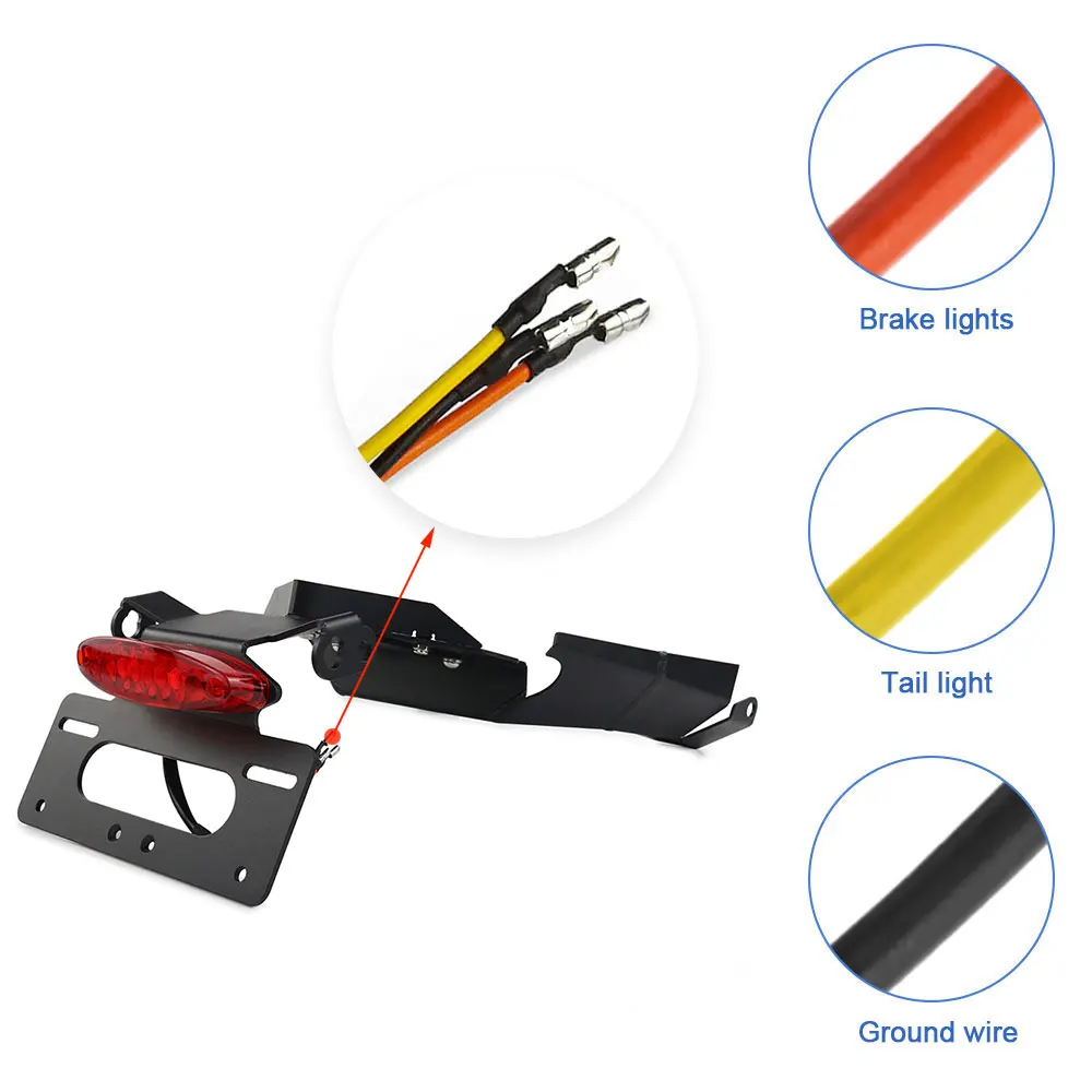 Motorcycle License Plate Holder Fit For BMW F900R F900XR Motorcycle License Plate Holder Bracket Rear Tail Tidy Fender Eliminator kit license plate holder,motorcycle license plate holder