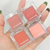 Face Blusher Matte Natural Cheek Tint Brighten Face Waterproof Face Contouring Cosmetics Blush Powder Soft Female Makeup 1pcs 6