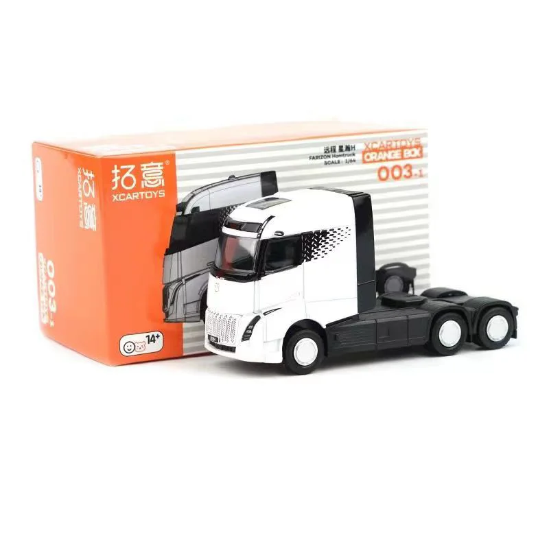 

Diecast Alloy 1:64 Scale Homtruck Trailer Head Cars Model Adult Toys Collection Static Display Ornament Gifts Souvenir Display