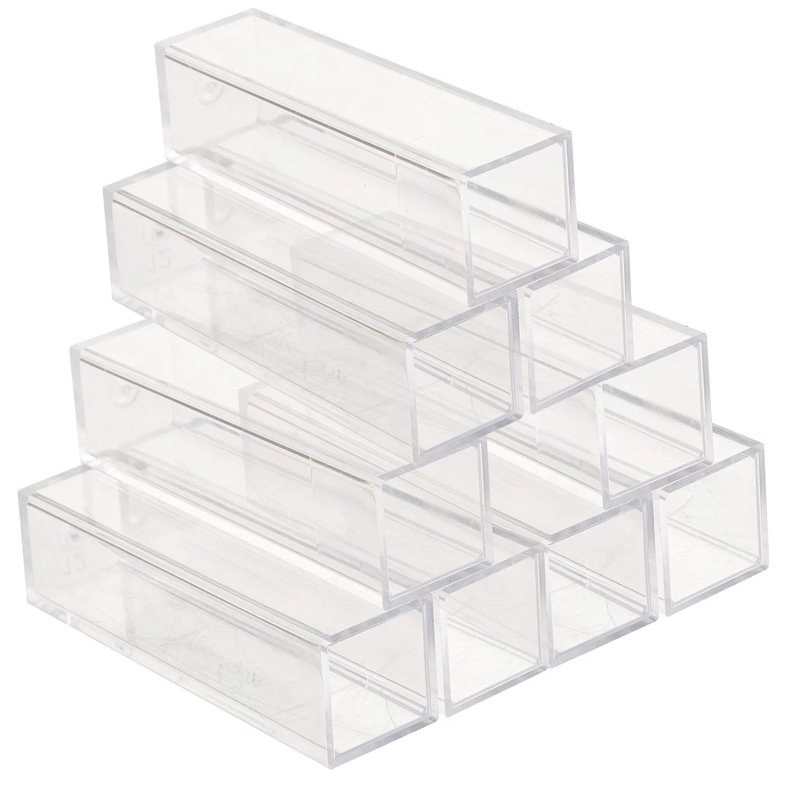 

10PCS 45ML Polystyrene Disposable Plastic Cuvette(Transparent)