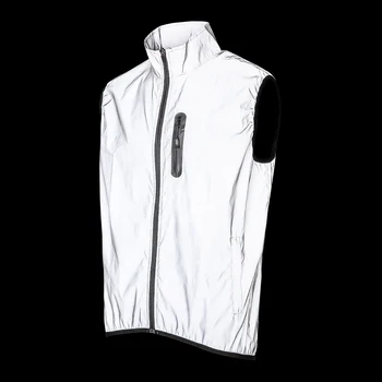 White Reflective Waterproof Jacket and Vest 4