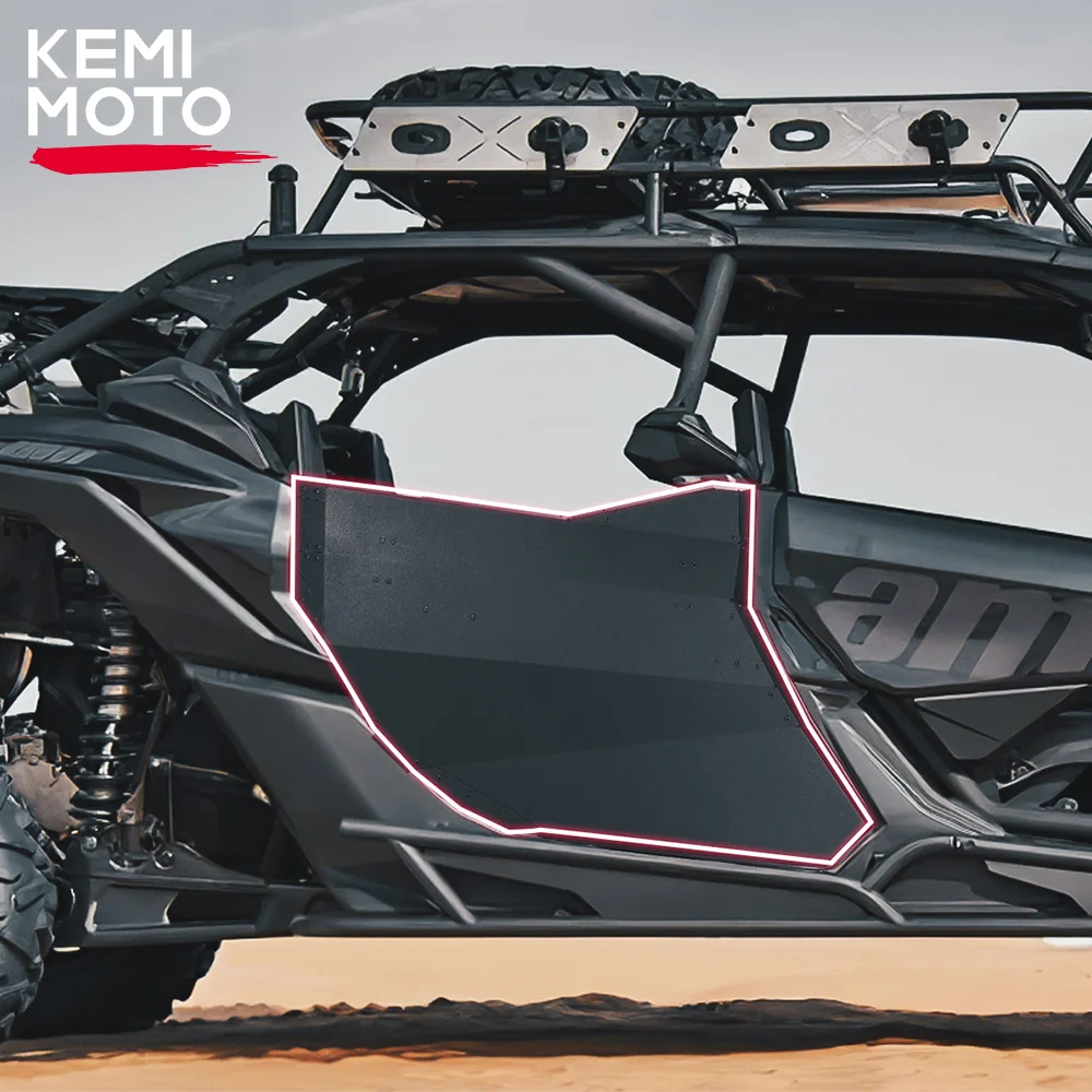 Compatible with Can-am Maverick X3 Max 4x4 XRS XDS DS RS XMR Turbo DPS 4 Doors 715004753 KEMIMOTO UTV Aluminum Rear Full Doors