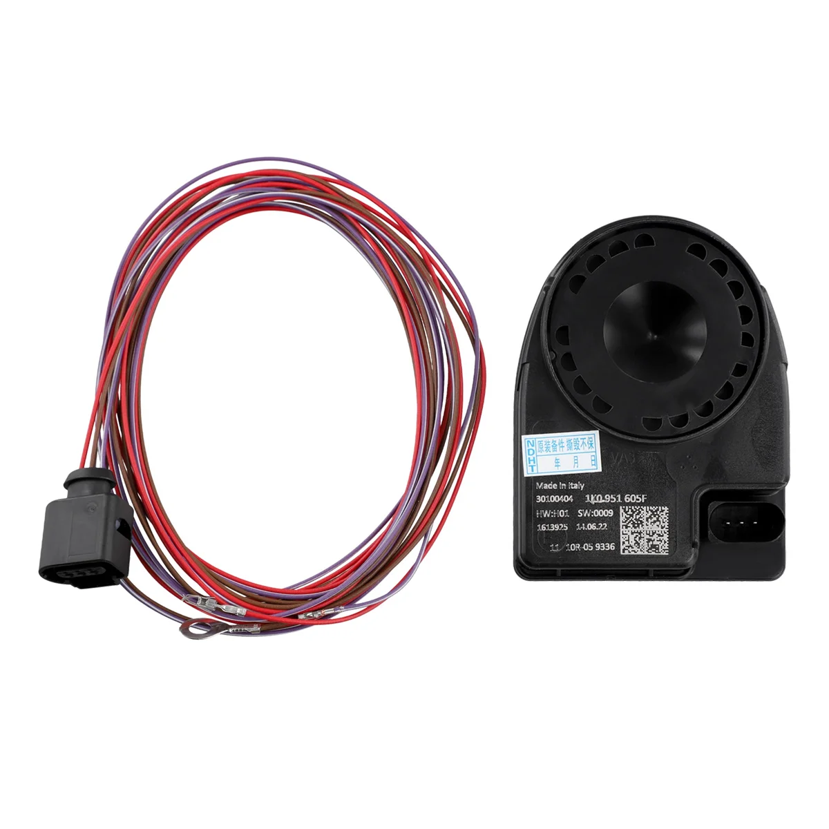 1K0951605C 1K0951605F Anti Theft Alarm Siren Horn Set for VW Golf GTI Jetta Audi A3 A4 A5 A6 Q5 Q7 Electronic Alarm
