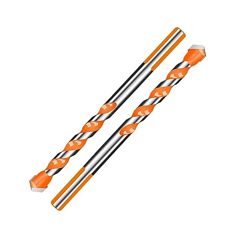 Drill Bit Set 6PCS 4-12mm Multifunctional Drill Bit Diamond Set Ceramic Tile Wood Glass Punching Hole Saw Metal Drilling Tools