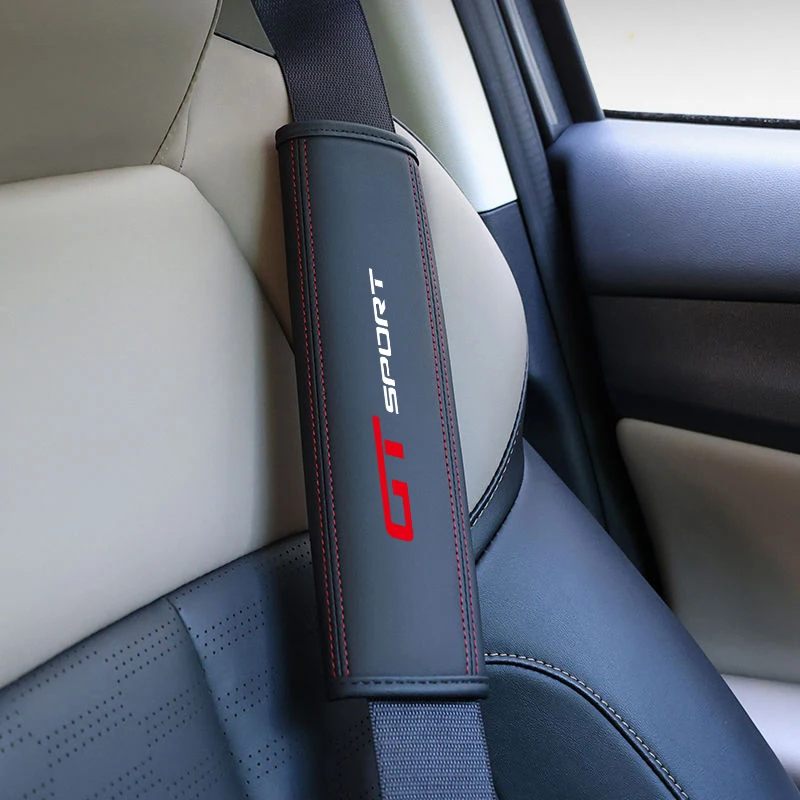 Autosicherheitsgurt-Schulterpolster aus Nappaleder für Peugeot GT GTI GTLINE 206 208 307 308 2008 3008 106 108 306 206 208 – Detail 5
