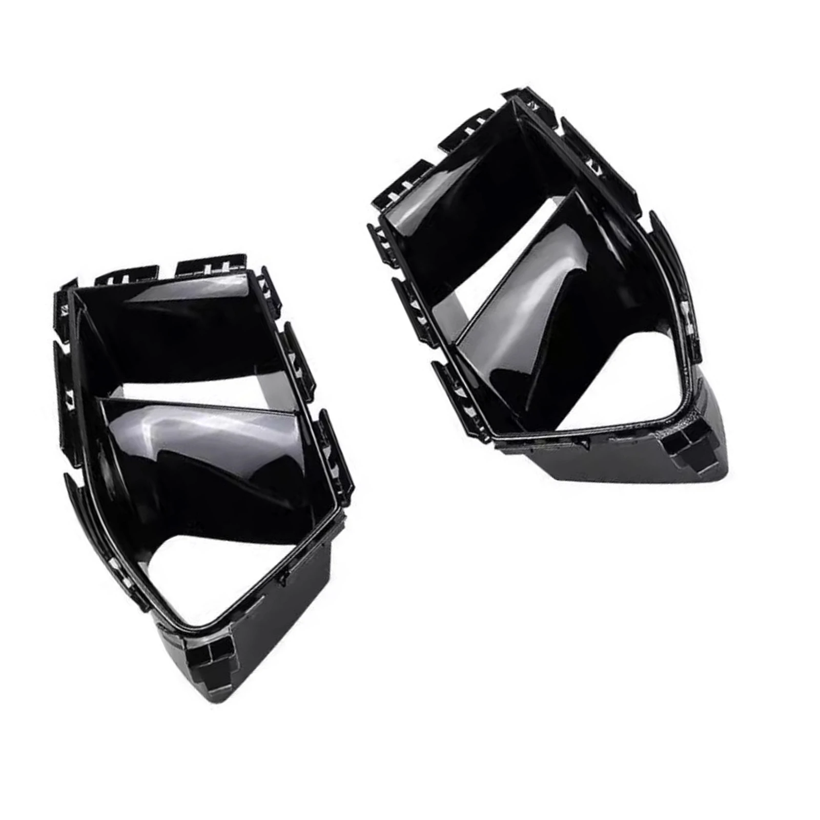 Car Exterior Accessories Car Grill Mesh Front Bumper Side Air Vent Trim For BMW G80 M3 G82 G83 M4 Gloss Black Fog Light Lamp Hood Intake Frame Cover Grille