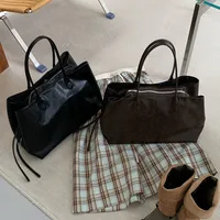 Sacs à main pour femmes, grande capacité, sac à bandoulière en cuir PU pour dames, sacs fourre-tout de grande taille, design de marque, sac de bureau pour les trajets quotidiens, Bolsa 4