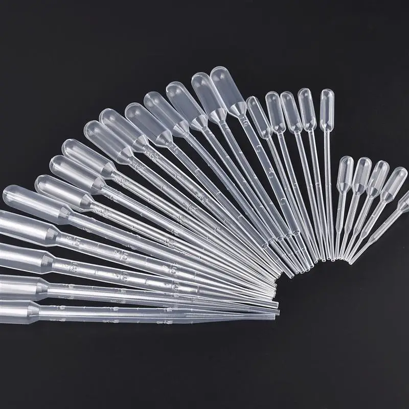 20-200Pcs-0-2-3ML-Plastic-Resin-Tools-Disposable-Dropper-Transfer ...