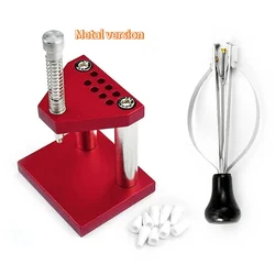 Portable Watch Hand Needle Remover Tool - Precision Red Plunger for Repair and Maintenance (Black)