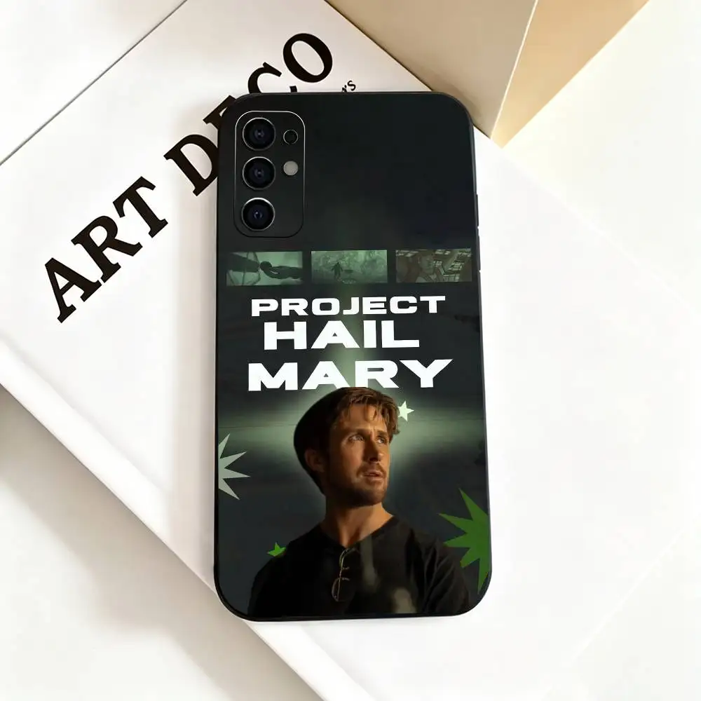 Black Silicone Soft Phone Case - Movie P-Project H-Hail Mary Edition