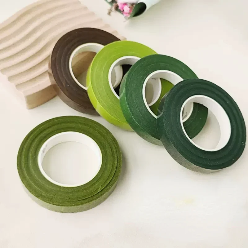  Alipis 4 Rolls Floral Tape Green Tape for Flowers