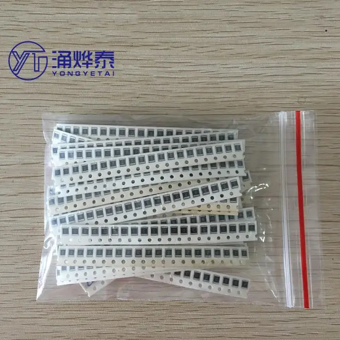 

YYT 1210 SMD Resistor Kit Assorted Kit 1ohm-1M ohm 5% 33valuesX 20pcs=660pcs DIY Kit