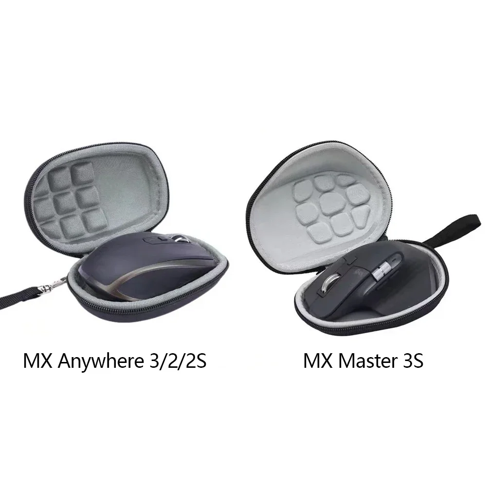 Hzycwgone Custodia per Logitech MX Master 2/MX Master 2S/MX Master 3S/MX Master 3 Mouse Wireless,Borsa a Rete per Cavi,Accessori(Nero