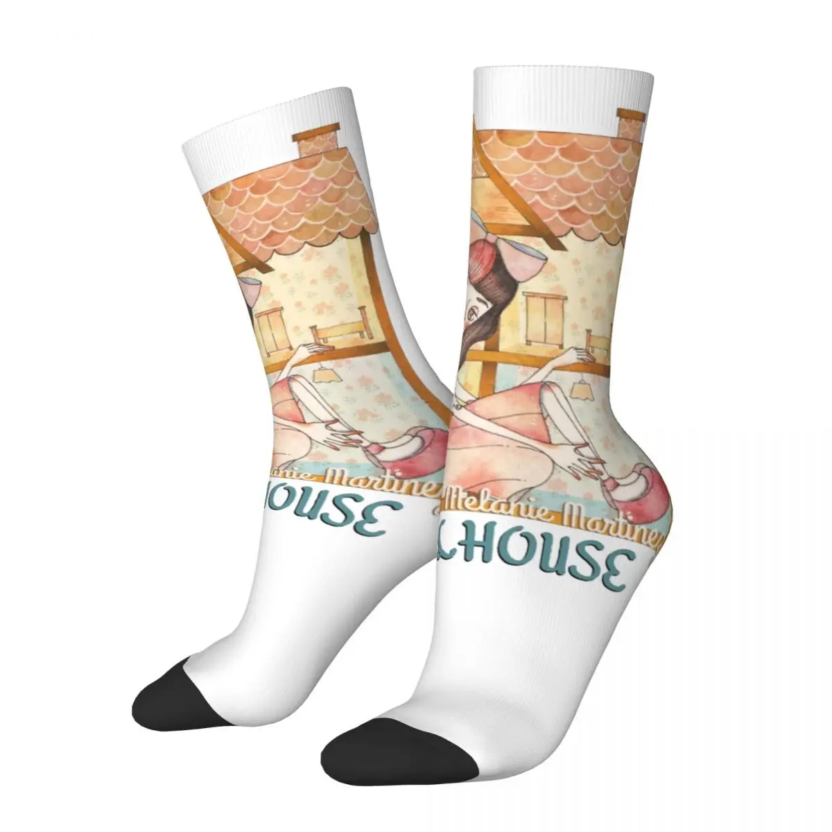 

Melanie Martinez Girl Socks Men Women Casual Singer Socks Novelty Spring Summer Autumn Winter Middle Tube Socks Gift