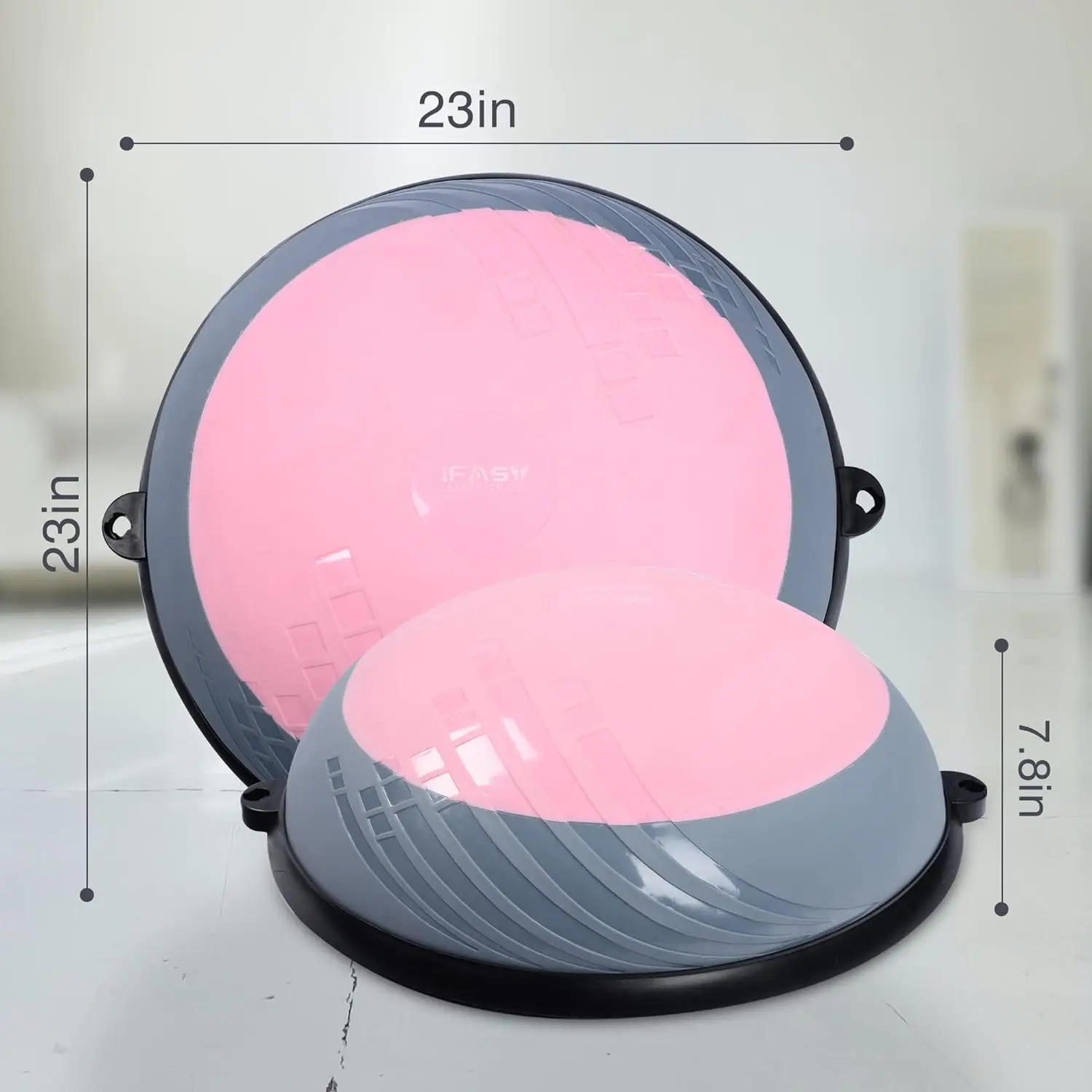 Balance Ball Anti Burst Design Anti Slip Surface for Home Gym Core Ab Training Yoga Fitness Stability Workout with Foot Pump
