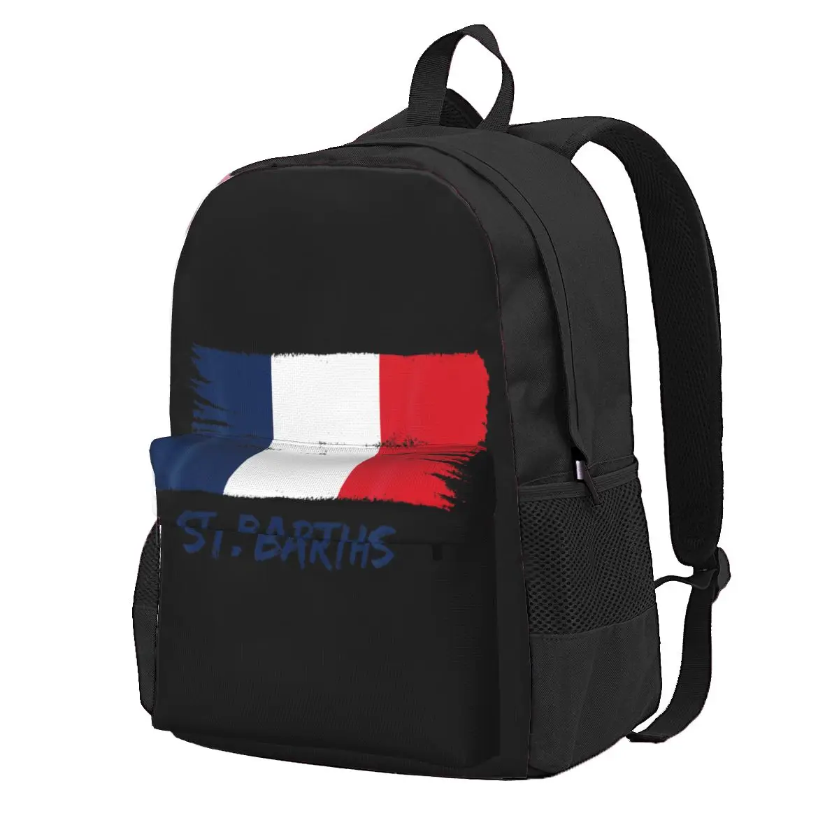 Saint Barthlemy Vintage St. Barths Flag Zaini Con Stampa Zaino Di Grande Capacità