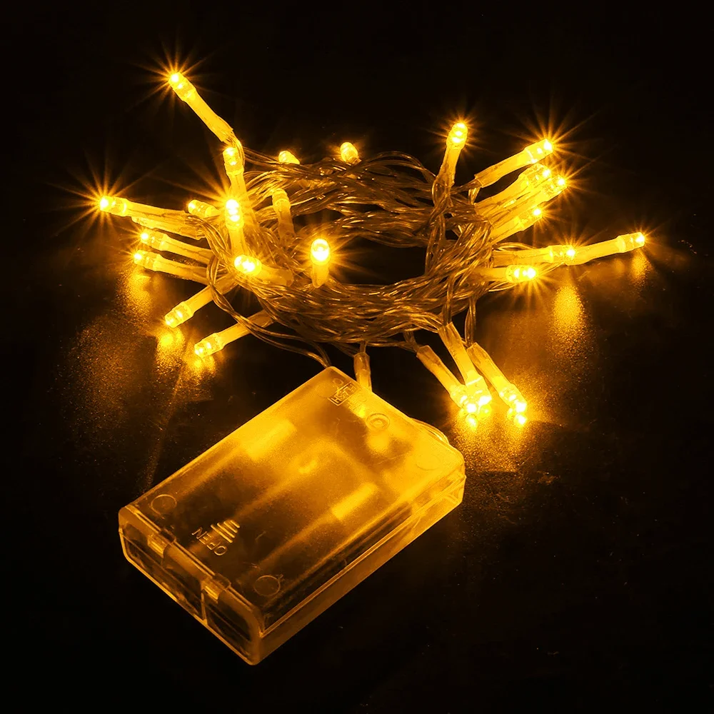 Decorative Lights Led String Lights Led Fairy Lights String Lights Christmas Garland Battery Powered 10/1M