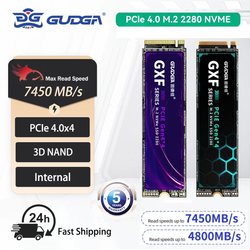 gudga-m2-ssd-pcie-nvme-512-gb-1-tb-2-tb-4-tb-gen4-4-unidade-de-estado-solido-2280-7450-mb-s-disco-rigido-interno-hdd-para-ps5-desktop-pc-portatil-disco-rigido-4800-mb-s-m2-pcie40x4-unidade-ssd-nvme-m2-ssd-1-tb