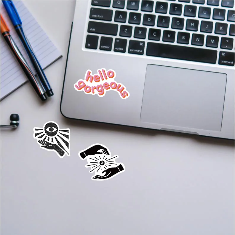 10/30/50Pcs Inspirational English sticker For Suitcase Skateboard Laptop Luggage Phone Styling DIY Decal Pegatina