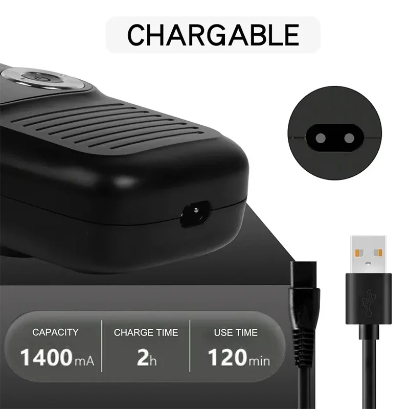 KM-2026 Elektresch Männer Professionell Clipper LCD Display Baart Hoer Trimmer USB Raséierapparat Männer_voghion.com