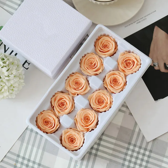 Valentine'S Day Supplies Box Color Natural Looking Preserved Rose Gift Boxes Handmade Roses Ornament Artifical Flowers Decor 4