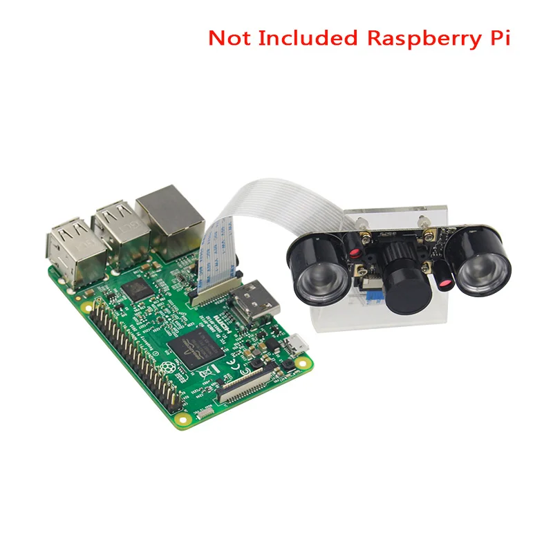 Raspberry pi Câmera de Visão Noturna com Luz Infravermelha 5mp Ov5647 Webcam para Monitoramento Impressora 3d para Raspberry pi 4b 3b Mais 3b - Imagem 2