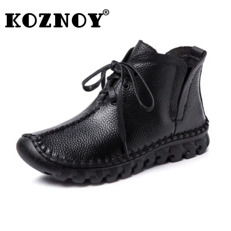 

Туфли женские из натуральной коровьей кожи, на шнуровке, 3 см