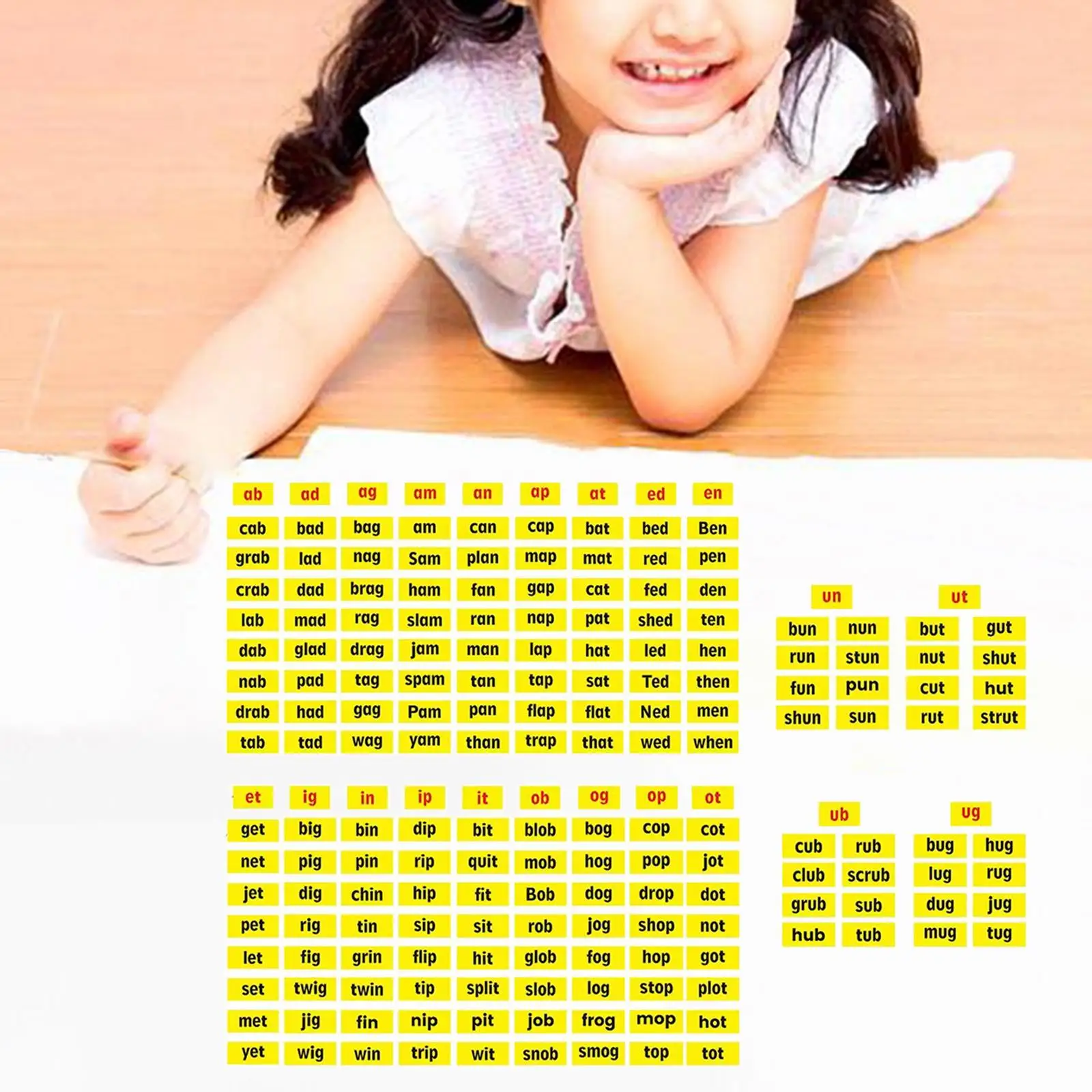 Jeu de cartes d'apprentissage pour enfants de 3, 4 et 5 ans, jeu d' orthographe et de phoniques, jeu éducatif pour l'école maternelle -  AliExpress