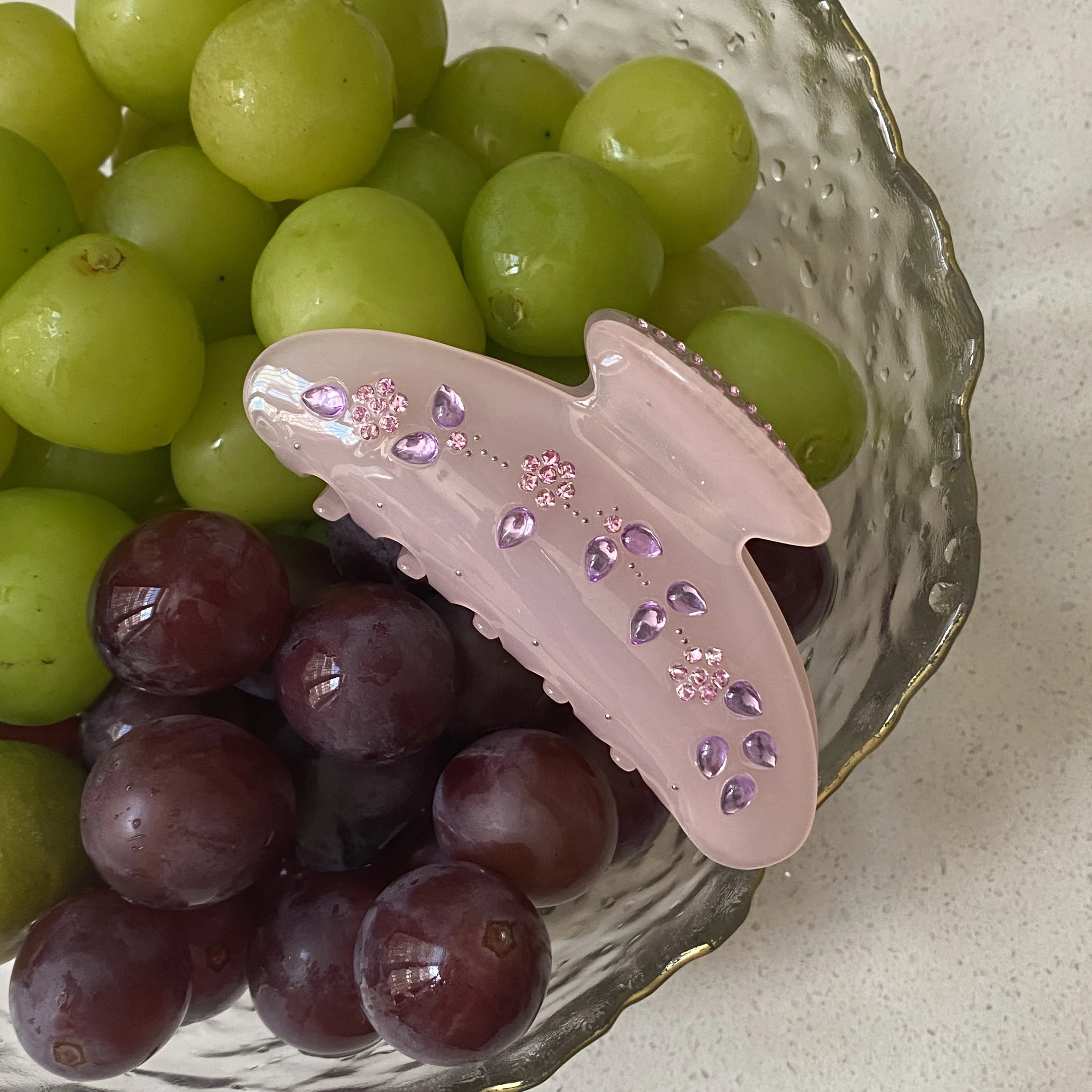 1PC Rhinestone Decor Hair Claw Clips Set, Elegant Hair Accessories for Women, Chic Hair Clamps for Daily and Party Wear