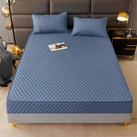 WOSTAR 360° fully enclosed mattress protector cover with zipper quilted thicken couple luxury double bed sheet protection pad 6