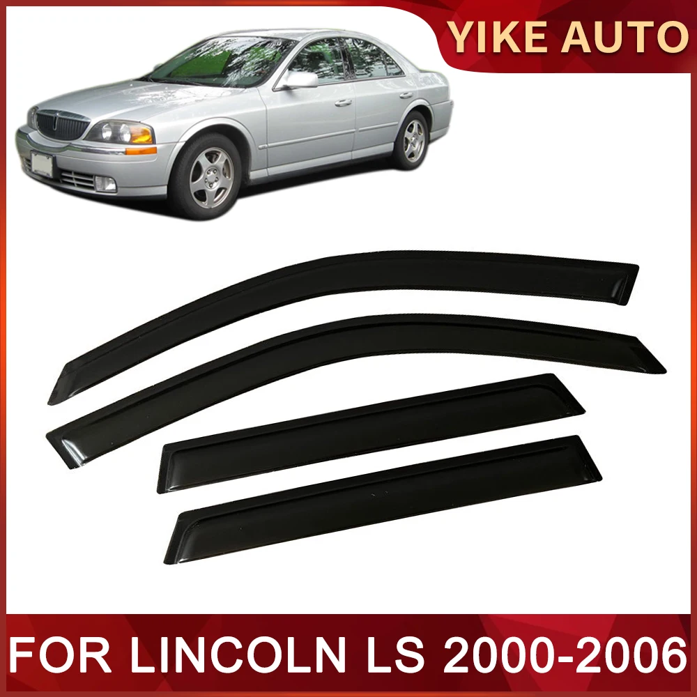 

Оконный козырек для LINCOLN LS 2000-2006 седан всепогодный дверной козырек защита от ветра солнца дождя боковые окна ветровые дефлекторы автозапчасти