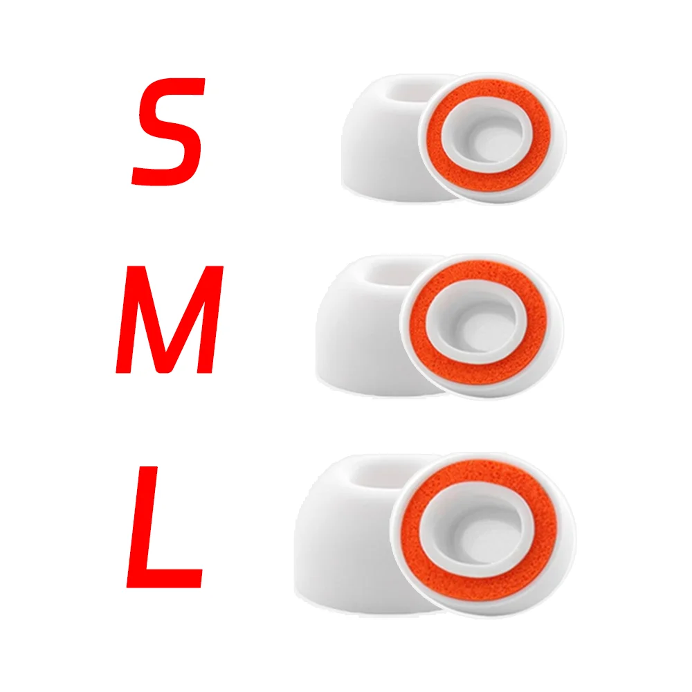 3 Pairs Soft Memory Foam Noise Isolating Earplugs Replacement Eartips