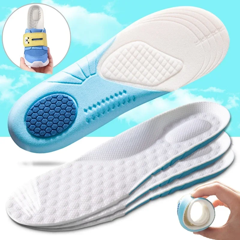 Kinder Memory Foam Einlegesohlen Kinder Orthopädische Atmungsaktive Flache Fuß Arch Support Einsatz Sport Laufschuhe Pads Pflege Werkzeug