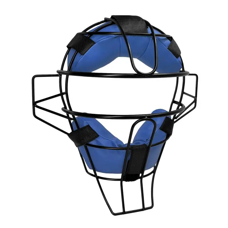 Umpire Face Masque Protective Adjustable Harness Softball Fielder's Masque Lightweight Comfortable Fit Traditional Hollow Steel