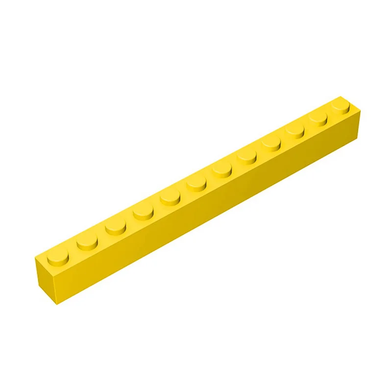 

10pcs 6112 Brick 1x12 MOC Compatible Brick Parts Building Blocks Accessories Assemble Replaceble Changeover Particle DIY Kid Toy