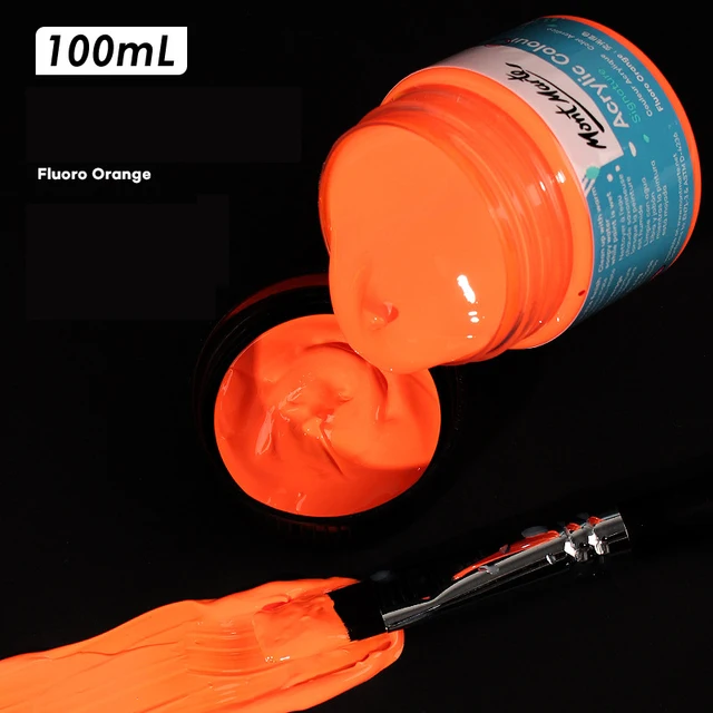 Fluorescent Acrylic Paint,100ml/3.38oz 2