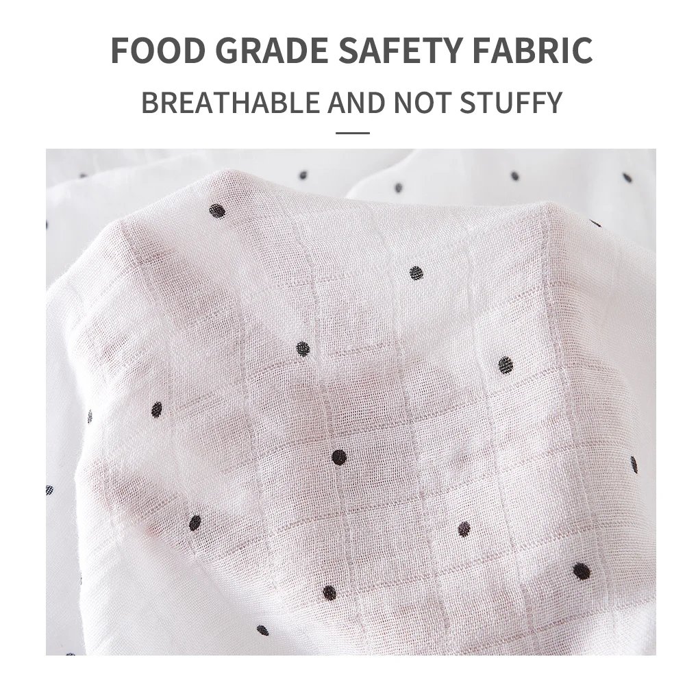 Elinfant 1 Pcs Bamboo Cotton Baby Swaddle All Season Breathable Blankets Newborn Bath Towel Various Patterns Multifunctio Use 4