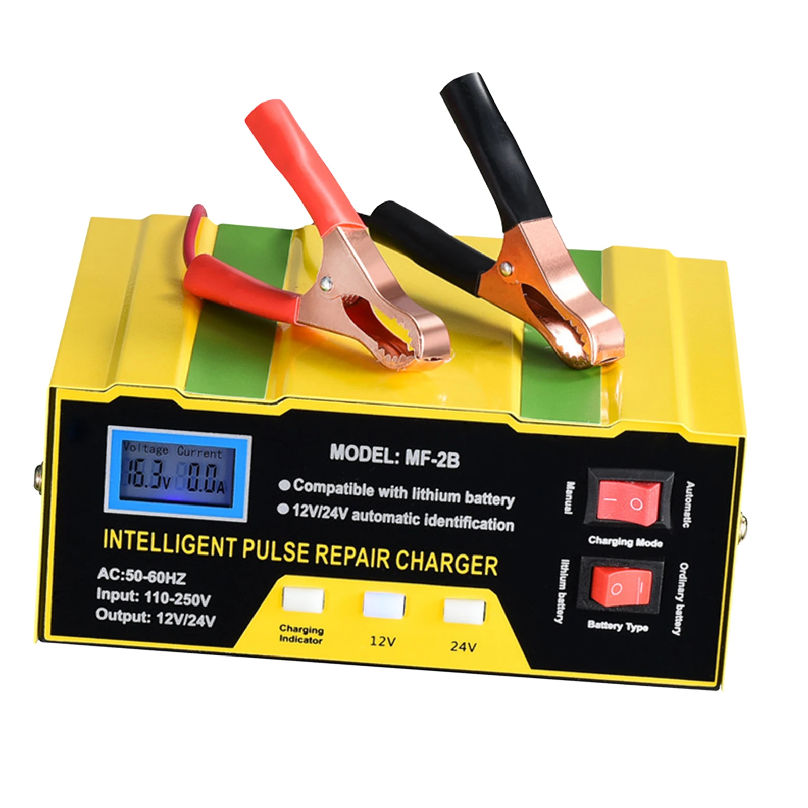 12/24v Electric Smart Car Battery Charger For acid Dry Water Lithium