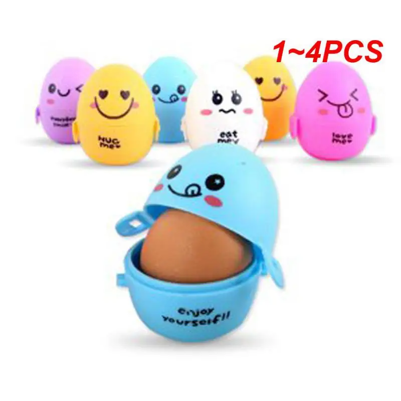 1~4PCS Portable Egg Protector Egg Storage Colored Canned Eggs Box Camping Equipment