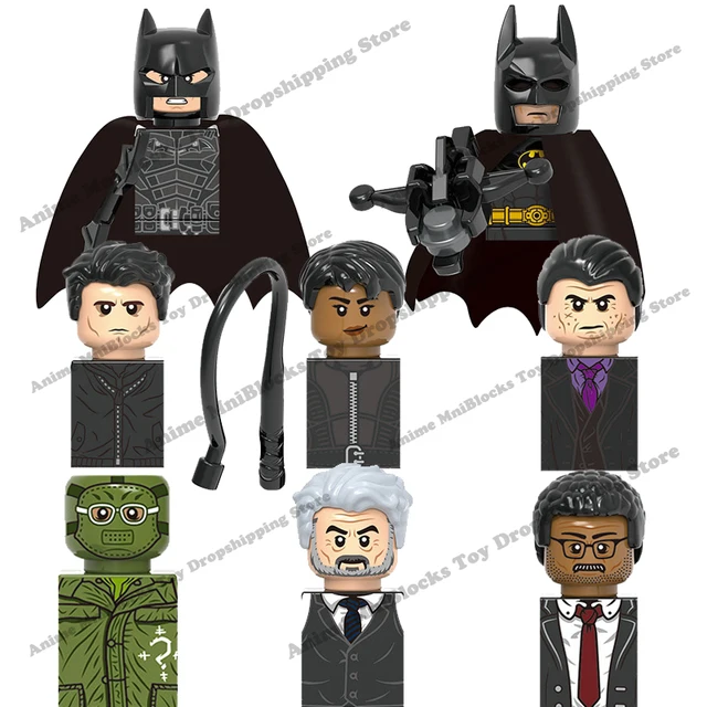 X0334 Batman Superman Catwoman Penguin Riddler James Gordon mini action toy figures building blocks Assemble toys dolls gifts 1