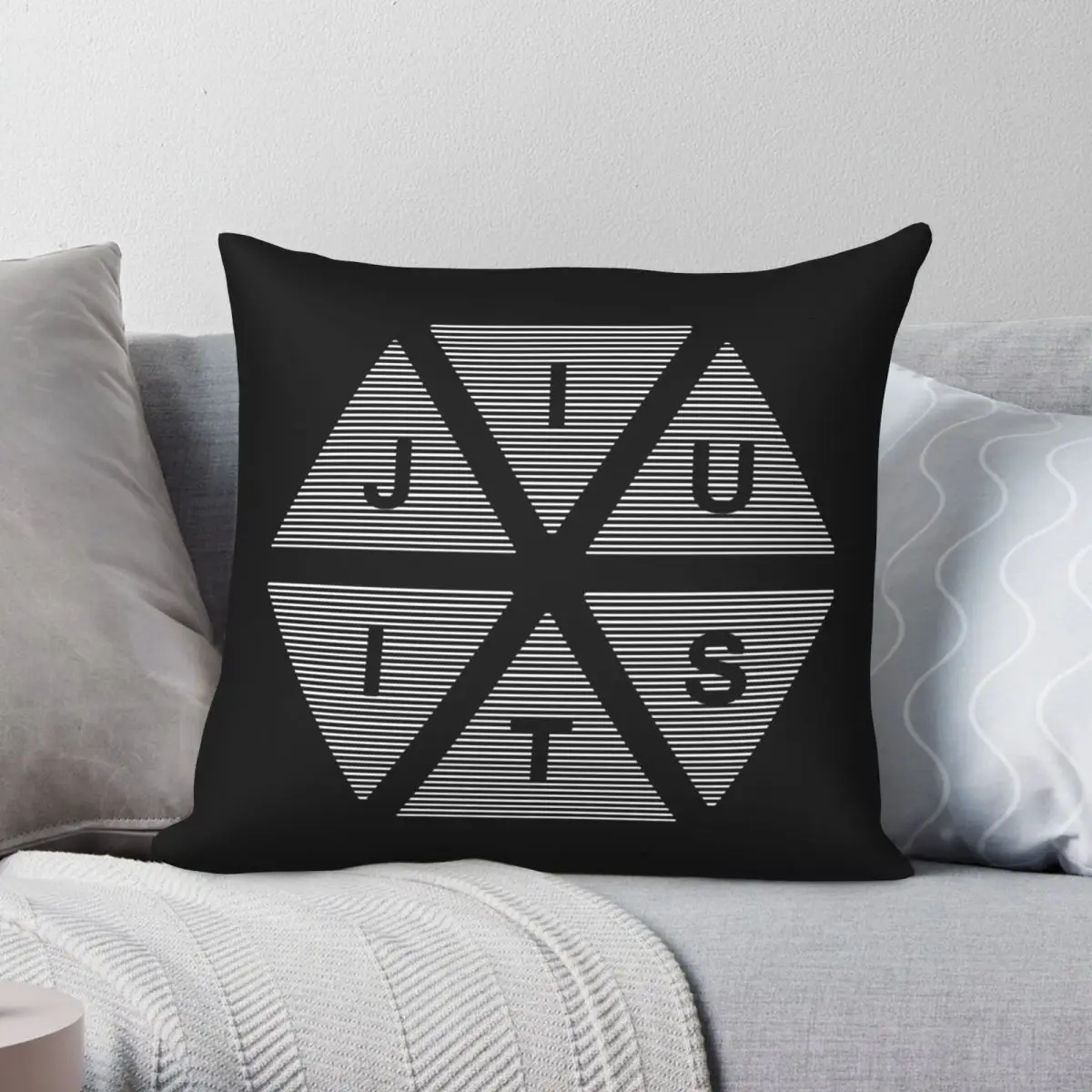 

Jiu Jitsu Pillowcase Polyester Linen Velvet Pattern Zip Decor Throw Pillow Case Sofa Seater Cushion Cover