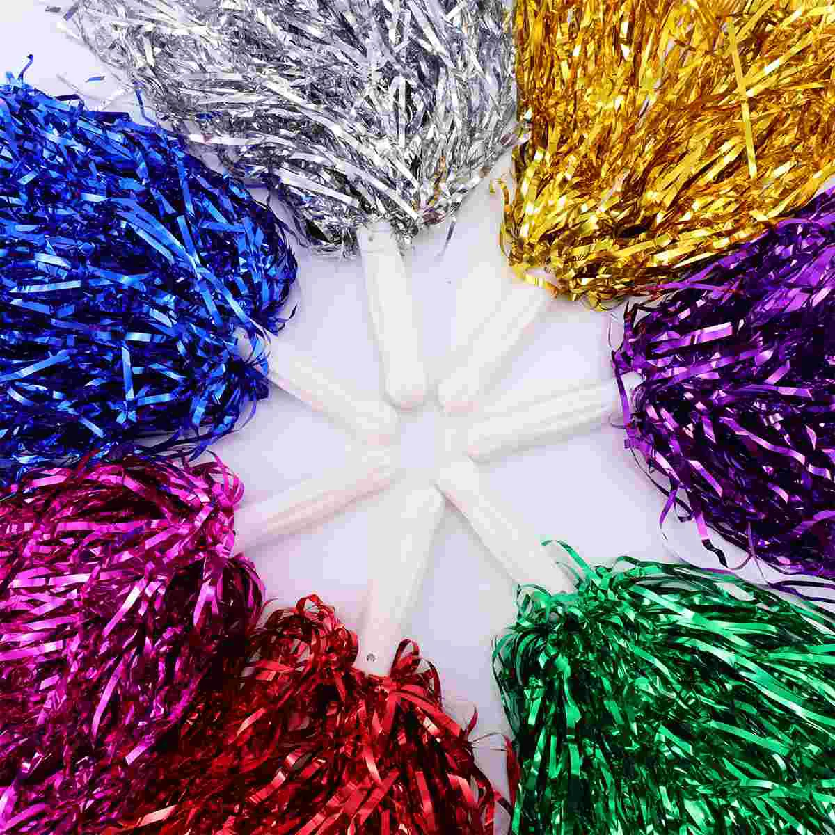 14 Pcs Cheerleading Flower Ball Props Ball-Flower Decoration Colorful Dance Sports Meet Basketball Cheering