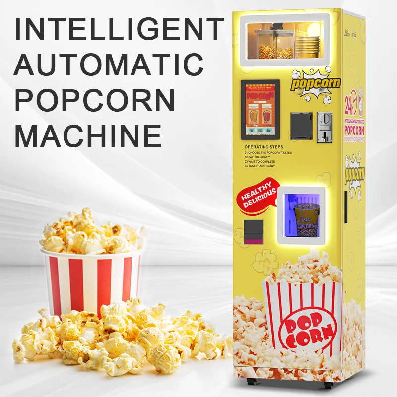 Professional Commercial High Quality Popcorn Vending Machine Caramel  Automatic Machine A Popcorn Making Machine 2
