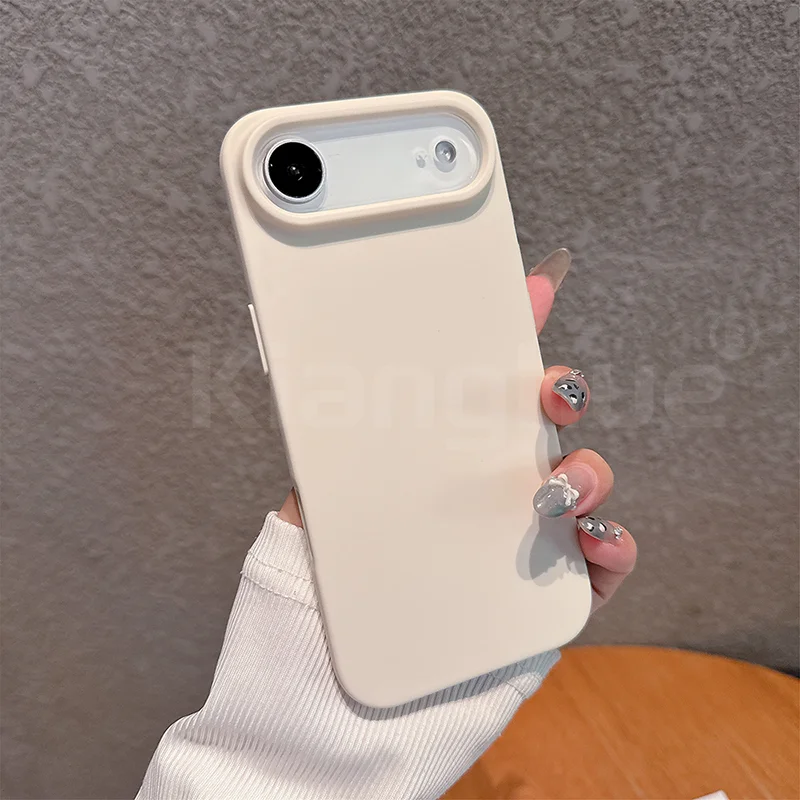 Luxury Pattern Matte Candy Color Silicone Soft Case - Solid Color Shockproof Cover