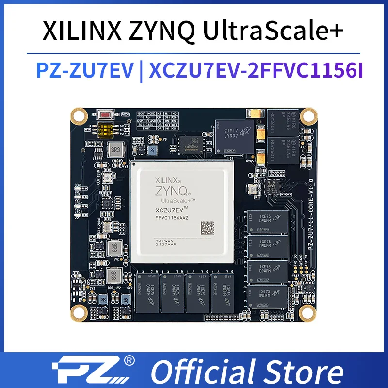 

fpga core board PZ-ZU7EV-SOM xilinx mpsoc core board zynq Ultrascale som evaluation kit soc board soc