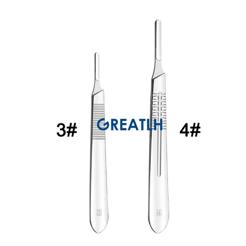 Carbon Steel Scalpel Surgical Blade Surgical Knife Tool Carbon Steel Carving Metal Scalpel Handle Tool 100pcs/1pc