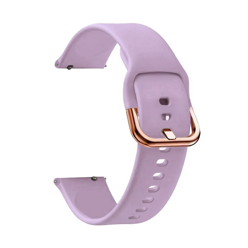 Elegant 18mm Silicone Replacement Wristband Strap