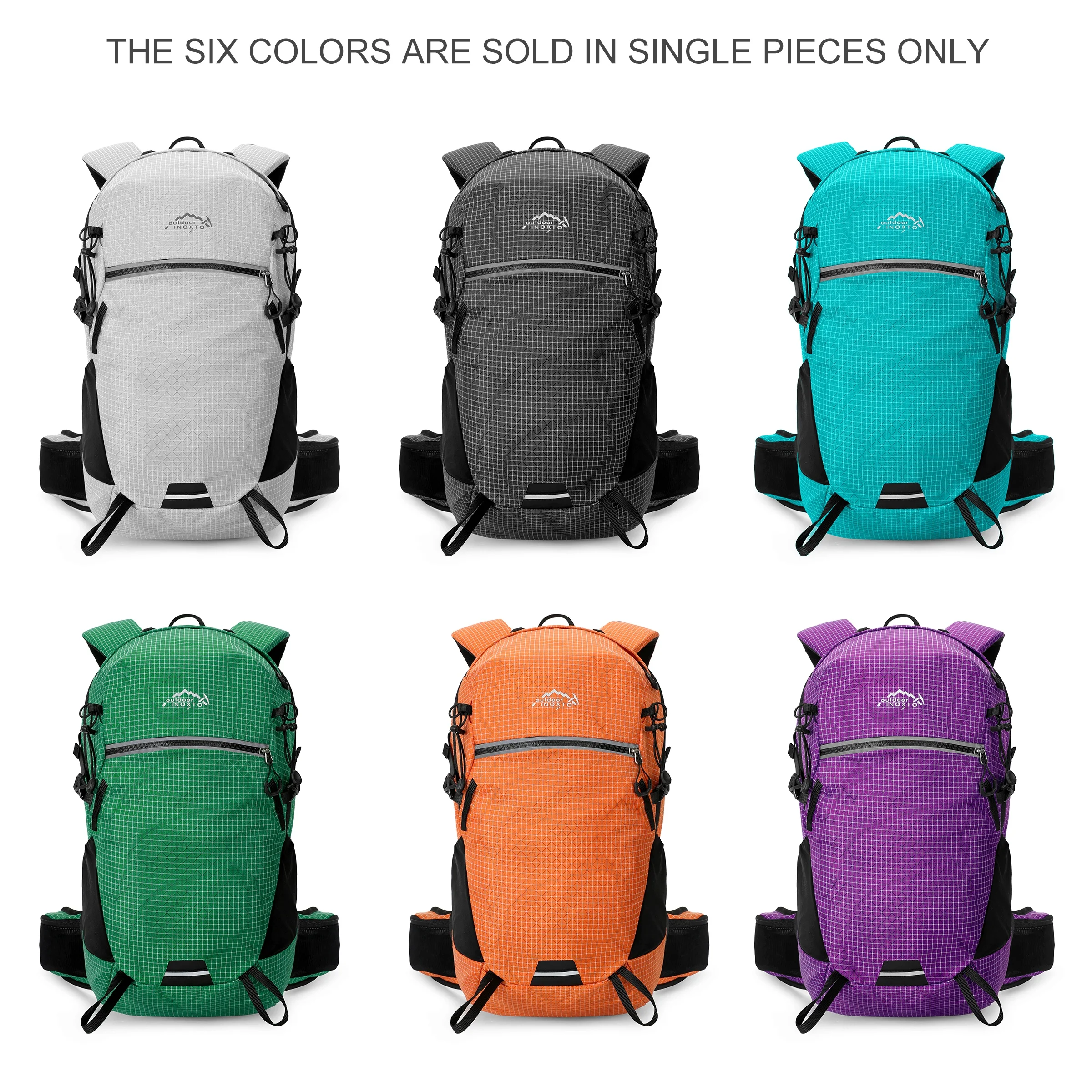 Alt: "25L Hydration Hiking Backpack with 2L Water Bladder from Acuvick"