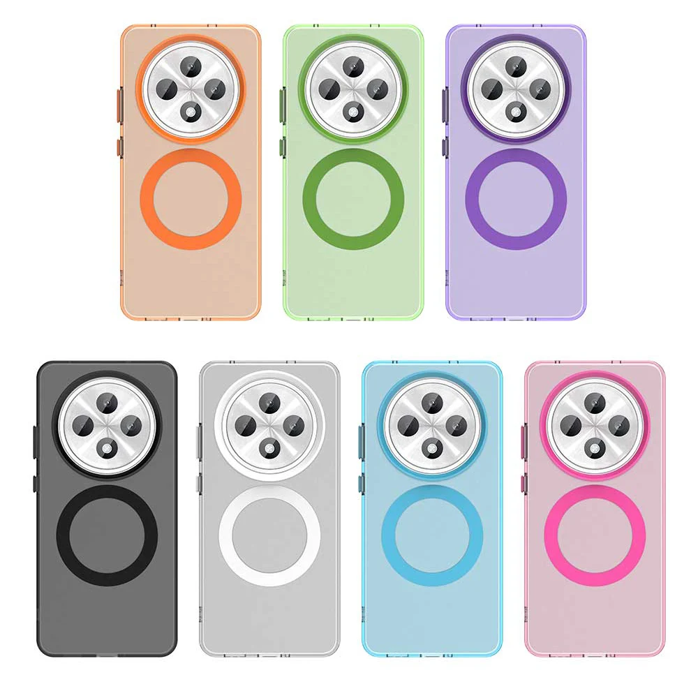 Magsafe Matte Protective Phone Case with Magnetic Wireless Charging and Shockproof Back Cover