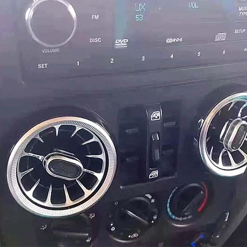 JK air conditioning vent front air inlet ambient light LED